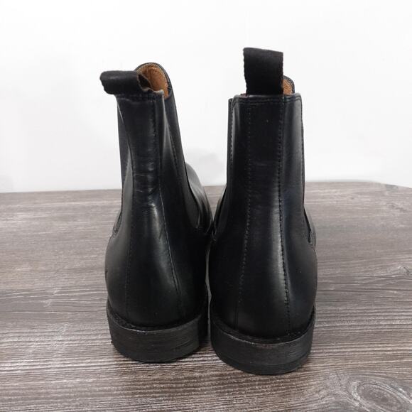 Frye Boots Mens Size 9 D Black Leather Chelsea Ankle Pull On Casual Dress Shoes - Picture 6 of 10